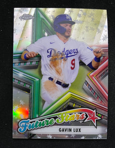 2021 Topps Chrome Baseball - Future Stars - Refractor - Gavin Lux - Dopdgers - FS-14