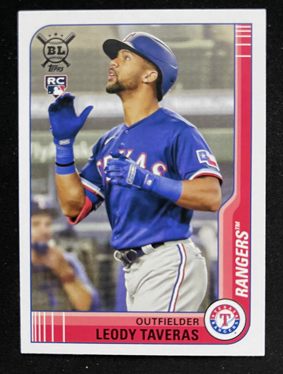 2021 Topps Big League - Base - Leody Taveras RC - Rangers - 190