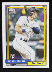 2021 Topps Baseball - Update Series - 1992 Redux - Jarred Kelenic RC - Mariners - T92-17