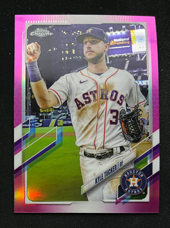 Topps Chrome Baseball - Pink Refractor - Kyle Tucker - Astros - 208