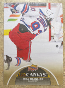 2021-22 Upper Deck Hockey - Series 1 - Canvas - Mika Zibanejad - Rangers - C56