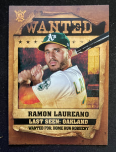 2021 Topps Big League - Wanted - Ramon Laureano - Athletics - WT-10