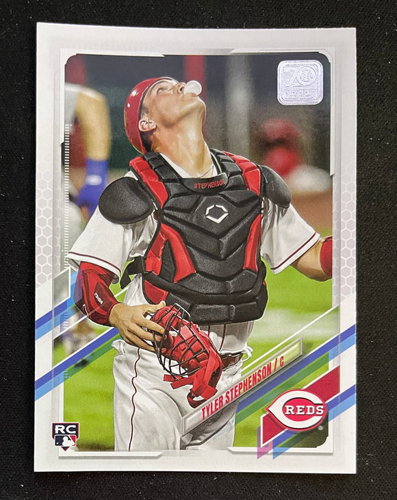 2021 Topps Baseball - Series One - Tyler Stephenson RC - Reds - 153