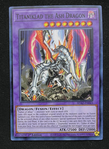 Yugioh - Albaz Strike - Titaniklad the Ash Dragon - SDAZ-EN043 - 1st Edition - Common - unplayed