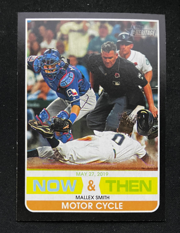 2022 Topps Heritage High Number - Now & Then - Mallex Smith - Mariners - NT-12