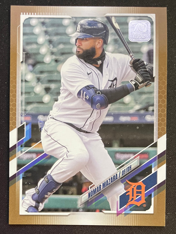 2021 Topps Baseball - Update Series - Gold #/2022 - Nomar Mazara - Tigers - US40