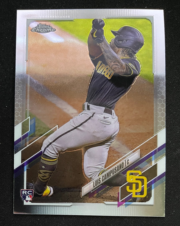 2021 Topps Chrome Baseball - Luis Campusano RC - Padres -135