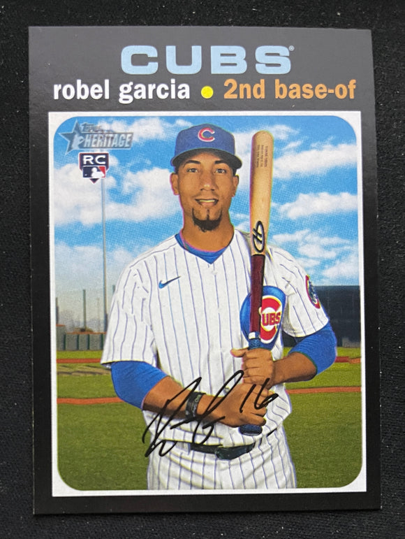 2020 Topps Heritage High Number - Robel Garcia RC - Cubs - 568