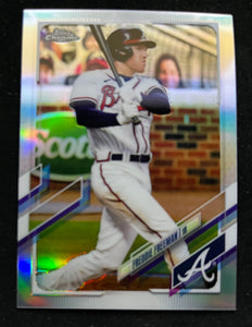 2021 Topps Chrome Baseball - Refractor - Freddie Freeman - Braves - 138