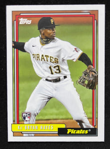 2021 Topps Baseball - Update Series - 1992 Redux - Ke'Bryan Hayes RC - T92-38