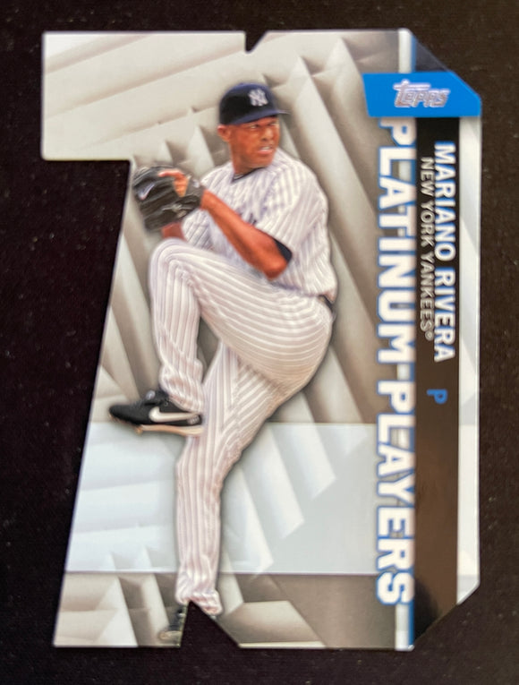 2021 Topps Baseball - Series One - Platinum Players Die Cut - Mariano Rivera - Yankees - PDC-16