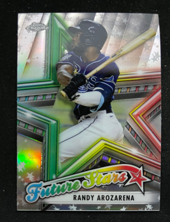 2021 Topps Chrome Baseball - Future Stars - Refractor - Randy Arozarena - Rays - FS-11