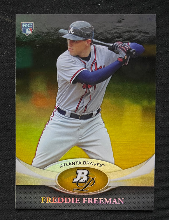 2011 Bowman Platinum - Gold - Freddie Freeman RC - Braves - 57