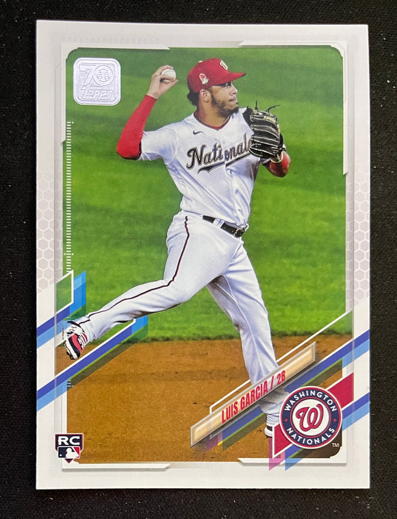 2021 Topps Baseball - Series One - Luis Garcia RC - Nationals - 298