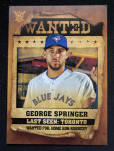 2021 Topps Big League - Wanted - George Springer - Blue Jays - WT-13