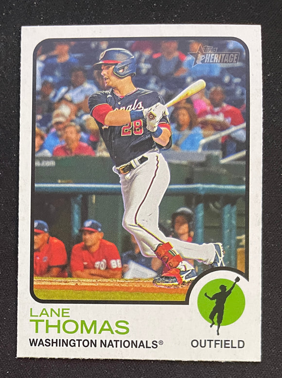 2022 Topps Heritage Baseball - Base - Lane Thomas - Nationals - 159