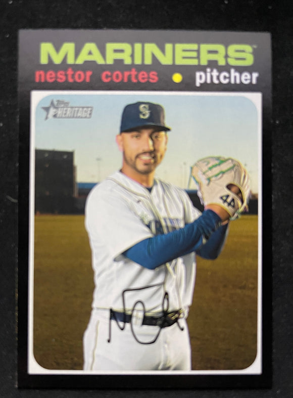 2020 Topps Heritage High Number - SP Short Print - Nestor Cortes RC - Mariners - 717