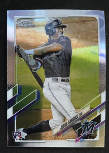 2021 Topps Chrome Baseball - Jesus Sanches RC - Marlins - 101