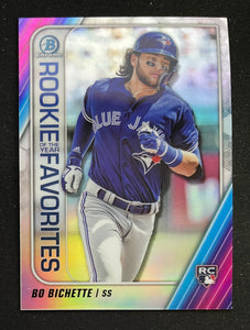 2020 Bowman Chrome - Rookie of the Year Favorites - Bo Bichette RC - Blue Jays - ROYF-BB