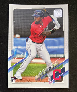 2021 Topps Baseball - Series One - Daniel Johnson RC - Guardians - 103