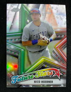 2021 Topps Chrome Baseball - Future Stars - Refractor - Nico Hoerner - White Sox -