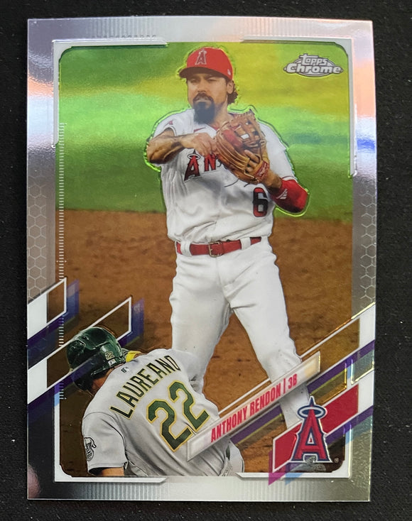 2021 Topps Chrome Baseball - Anthony Rendon - Angels - 58