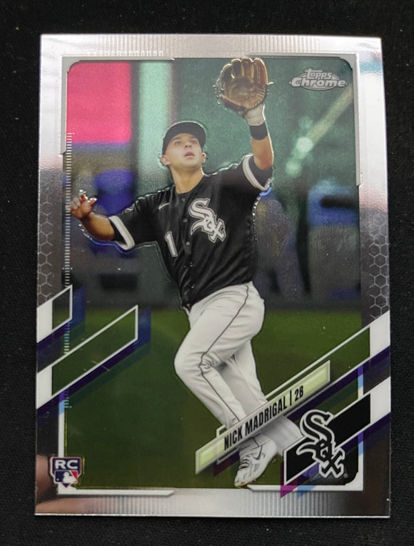 2021 Topps Chrome Baseball - Nick Madrigal RC - White Sox - 79