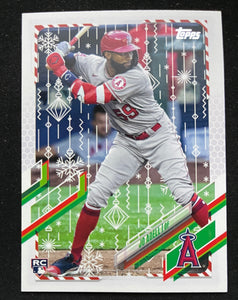 2021 Topps Holiday Baseball - Jo Adell RC - Angels - HW135