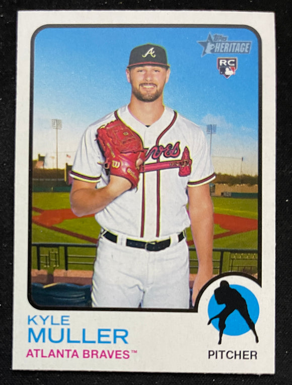 2022 Topps Heritage Baseball - Kyle Muller RC - Braves -280