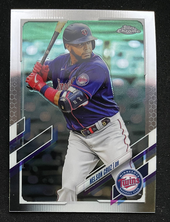 2021 Topps Chrome Baseball - Nelson Cruz - Twins - 180