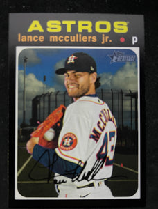 2020 Topps Heritage High Number - SP Short Print - Lance McCullers Jr. - Astros - 705