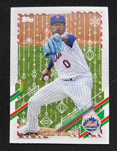 2021 Topps Holiday Baseball - Metalic - Marcus Stroman - Mets - HW30