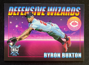 2021 Topps Big League - Defensive Wizards - Byron Buxton - Twins - DW-12