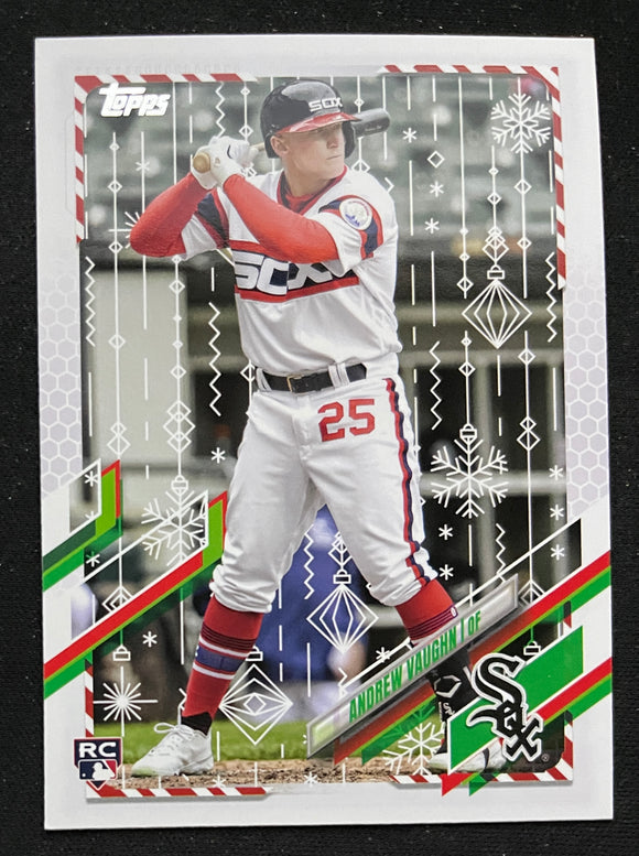 2021 Topps Holiday Baseball - Andrew Vaughn RC - White Sox - HW112