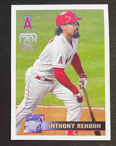 2021 Topps Baseball - Update Series - 70 Years of Topps Baseball - Anthony Rndon - Angels - 70YT-46