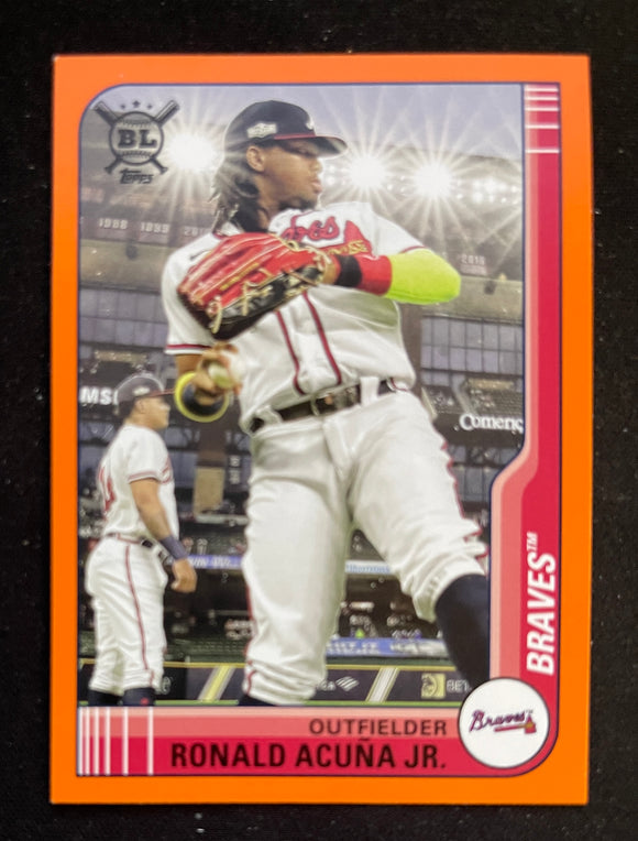 2021 Topps Big League - Orange - Ronald Acuna Jr. - Braves - 226