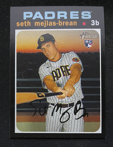 2020 Topps Heritage High Number - Seth Mejias-Brean RC - Padres - 07