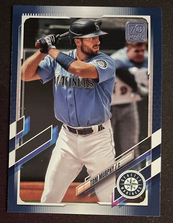 2021 Topps Baseball - Series Two - Royal Blue - Tom Murphy - Mariners 632