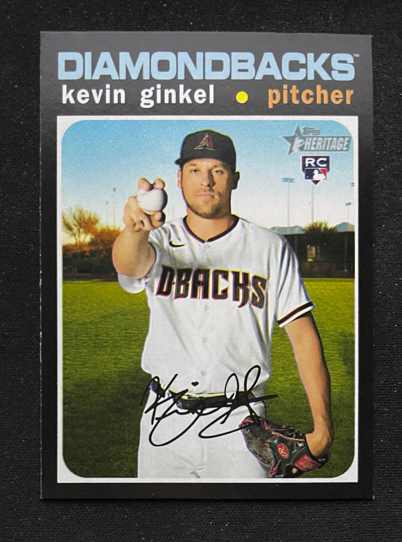 2020 Topps Heritage High Number - Kevin Ginkel RC - Diamondbacks - 656