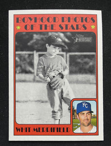 2021 Topps Heritage Baseball - Boyhood Photos of the Stars - Whit Merrifield - Royals - 267