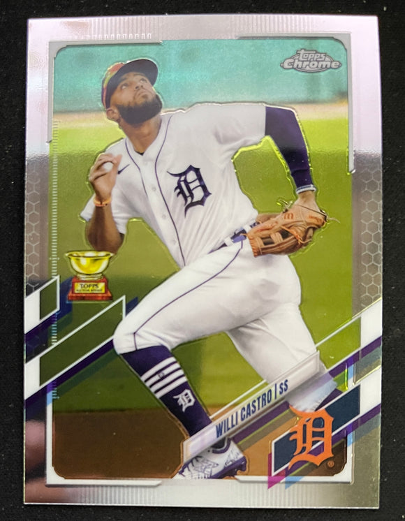 2021 Topps Chrome Baseball - Willi Castro - Tigers - 22