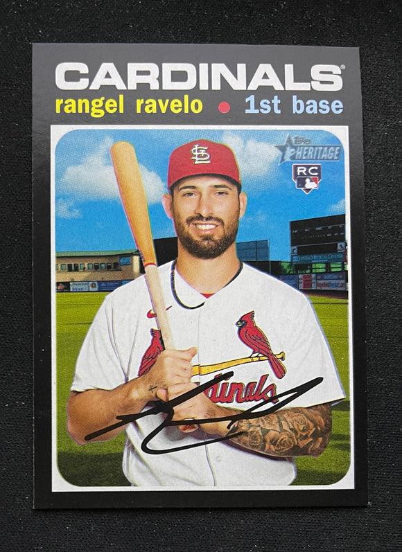 2020 Topps Heritage High Number - Rangel Ravelo RC - CArdinals - 525