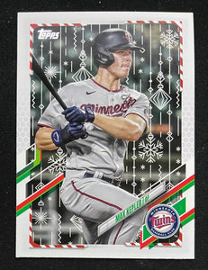 2021 Topps Holiday Baseball - Metalic - Max Kepler - Twins - HW125