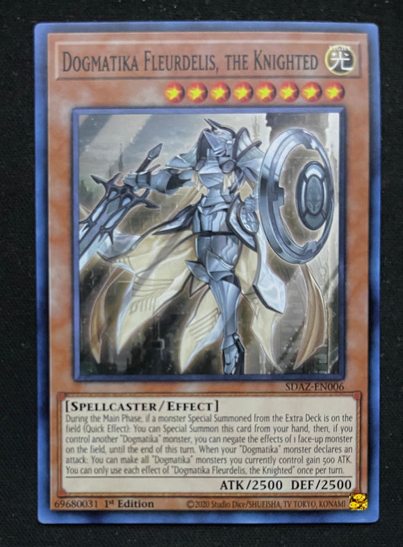 Yugioh - Albaz Strike - Dogmatica Fleurdelis the Knighted - SDAZ-EN006 - 1st Edition - Common - unplayed