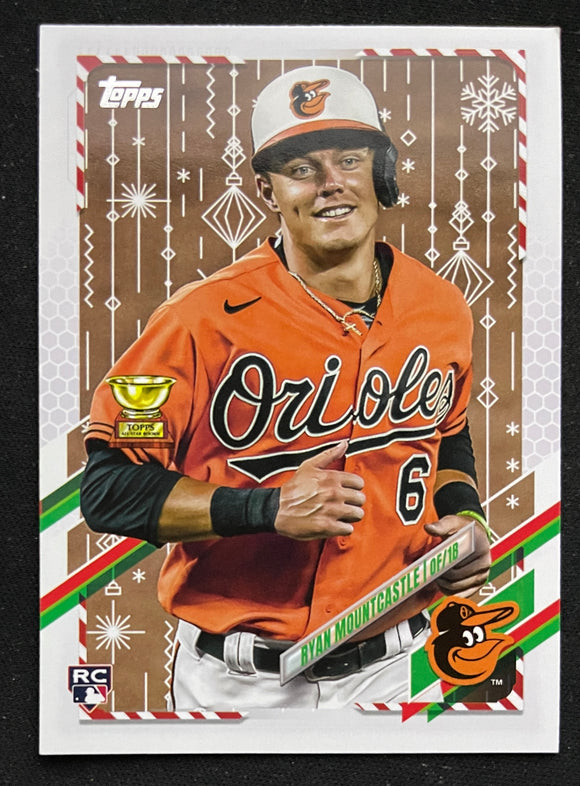 2021 Topps Holiday Baseball - Ryan Mountcastle RC - Orioles - HW174