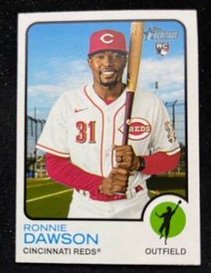 2022 Topps Heritage Baseball - Ronnie Dawson RC - Reds - 217