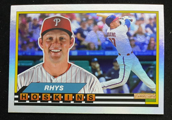 2021 Topps Archives - 1989 Big Foil - Rhys Hoskins - Phillies - 89BF-33