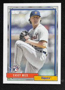 2021 Topps Baseball - Update Series - 1992 Redux - Casey Mize RC - Tigers - T92-20