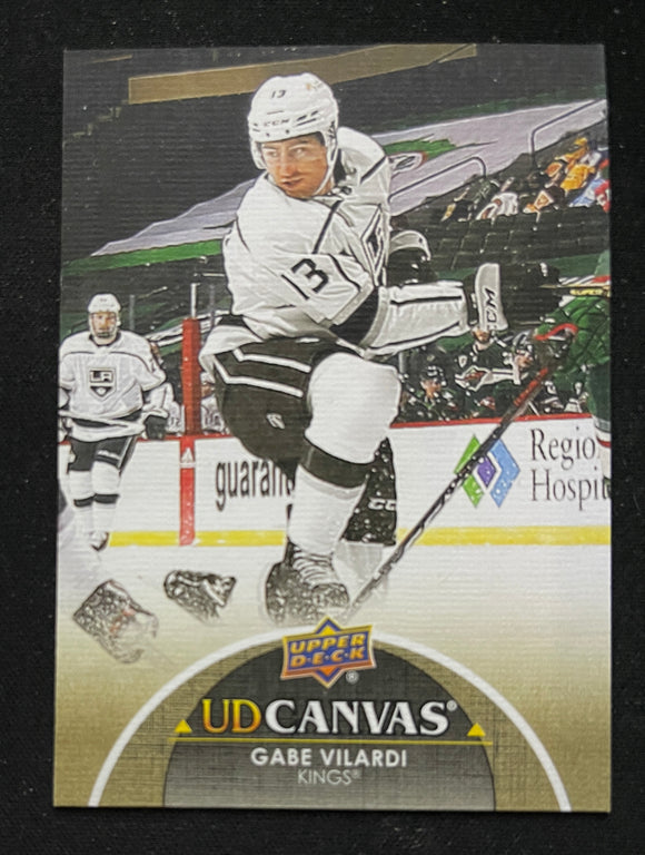 2021-22 Upper Deck Hockey - Series 1 - Canvas - Gabe Vilardi -Kings - C39