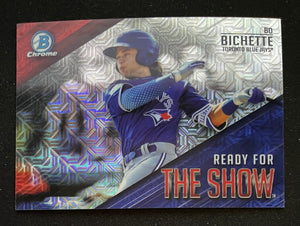 2019 Bowman Chrome - Ready for the Show - Mega Box Mojo Refractor - Bo Bichette - Blue Jays - RFTS-2